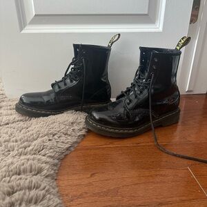 Dr. Martens Black Leather Boots
